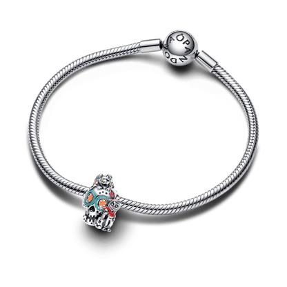 Charm Calavera de Miguel y Dante de Coco de Disney Pixar que Brilla en la Oscuridad